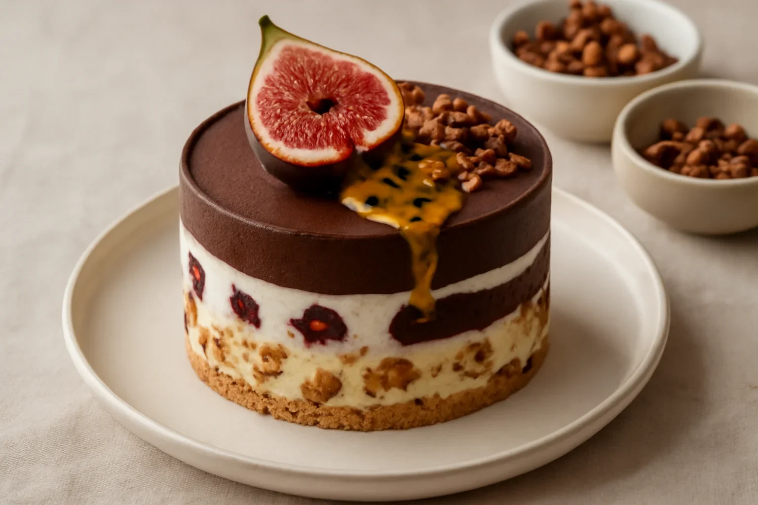 Parfait cassata – un trio de arome rafinate