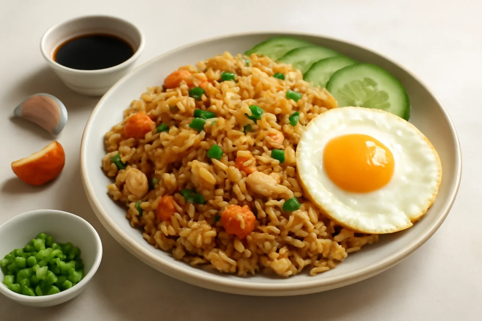 Orez indonezian Nasi goreng
