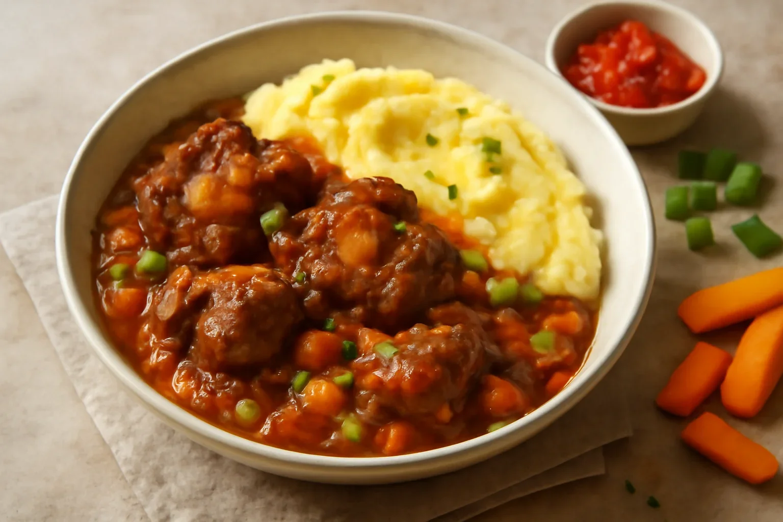 Tocanita din coada de vita – Oxtail Stew a la jardiniere
