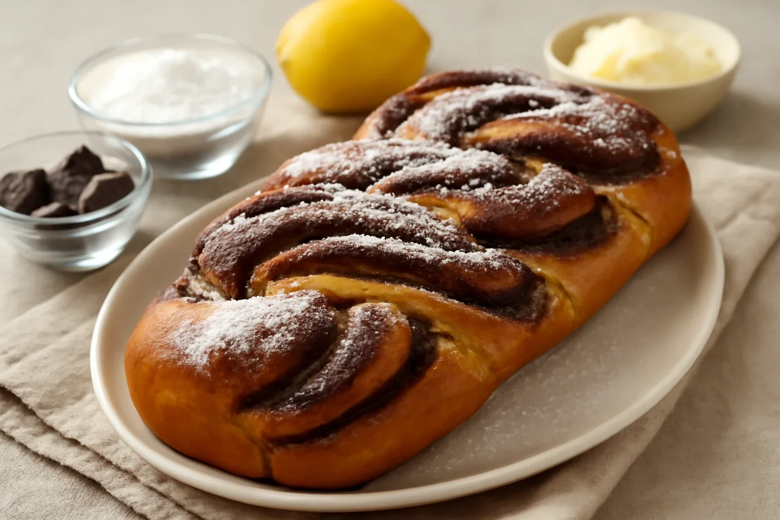 Babka / Cozonac european cu ciocolata