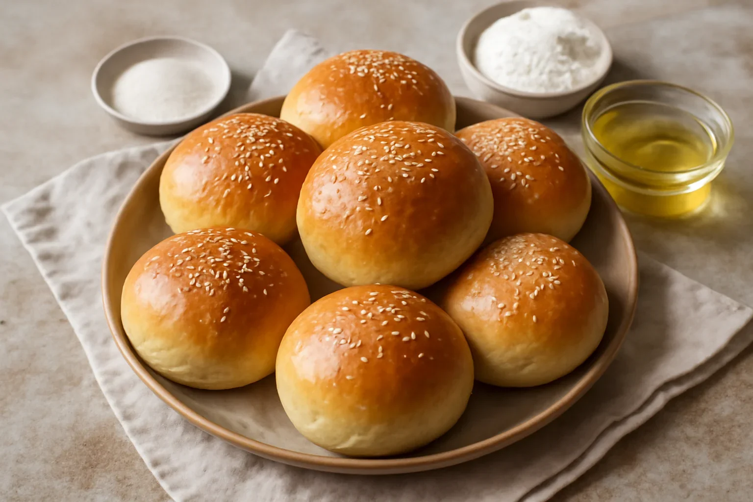 Chifle pentru hamburgeri, pljeskavica sau sandviciuri