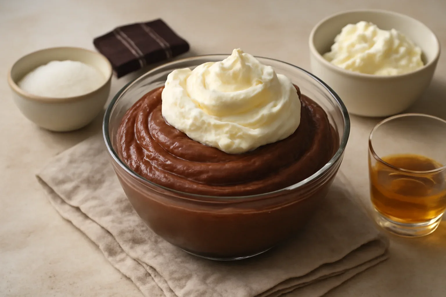 Crema de ciocolata cu frisca si mascarpone
