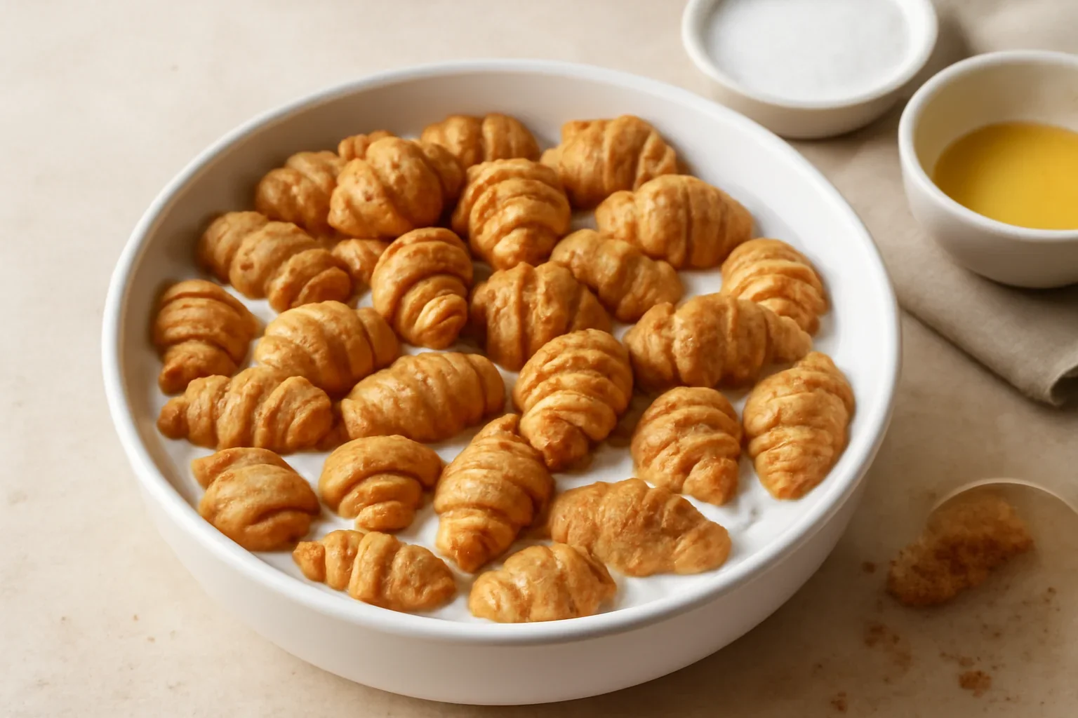 Mini croissante cereal
