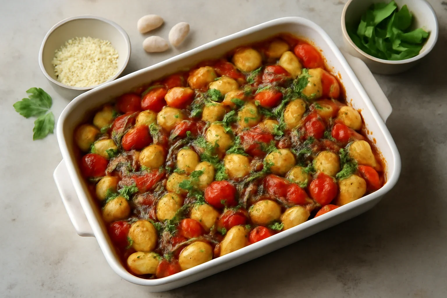 Gnocchi la cuptor