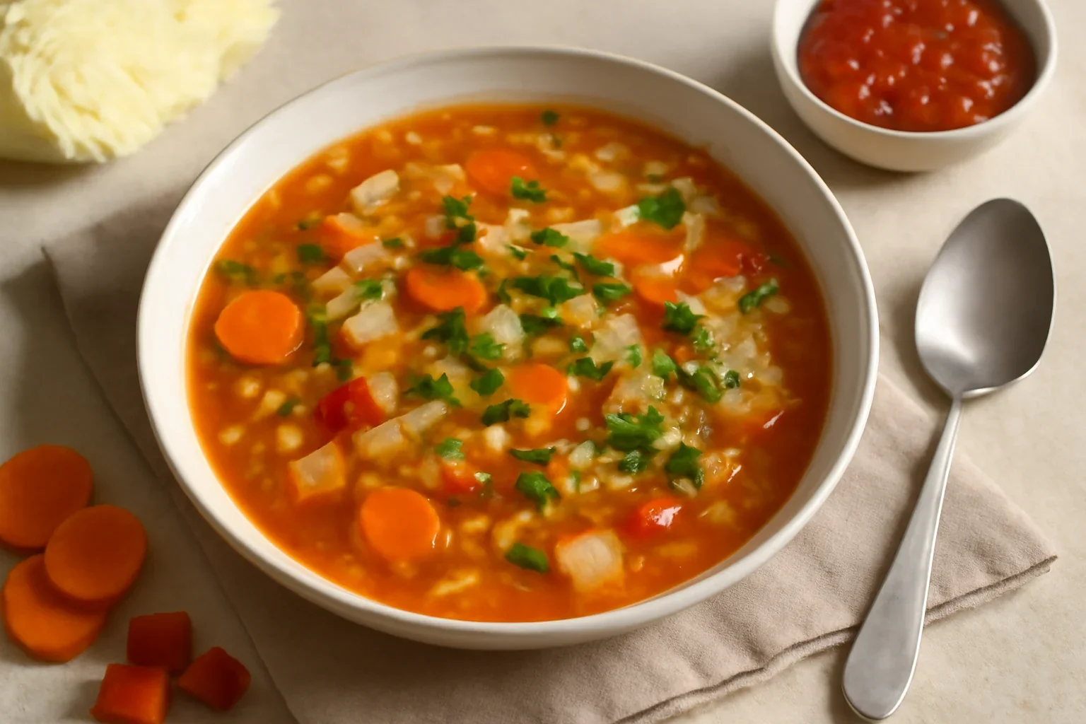 Ciorba de legume reteta dietetica