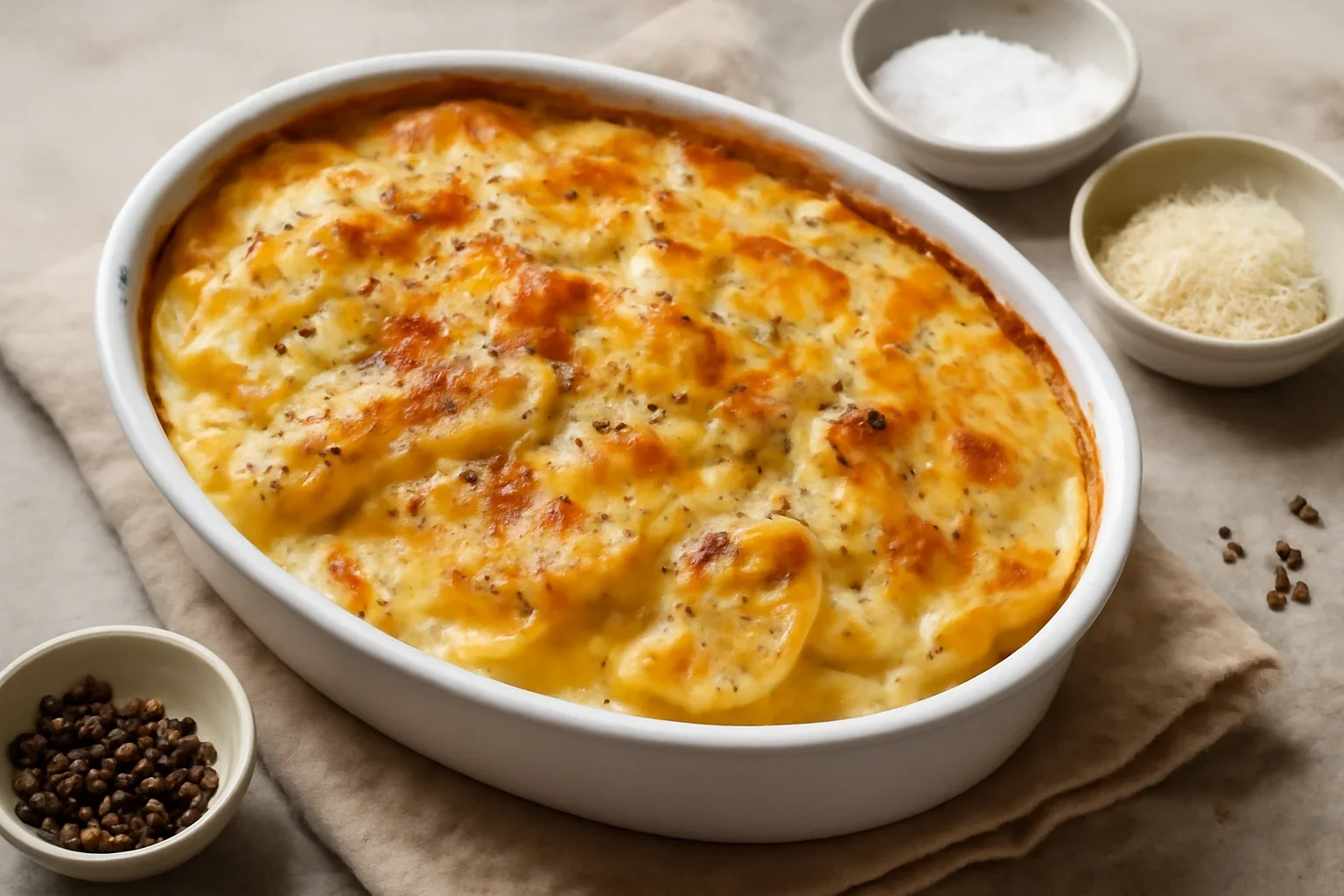 Cartofi quattro formaggi