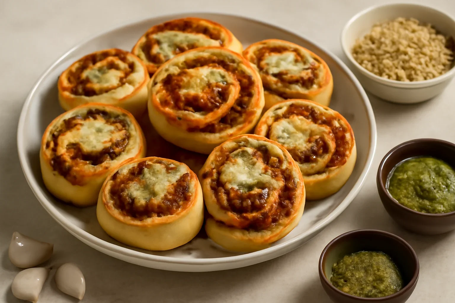 Rulouri de pizza