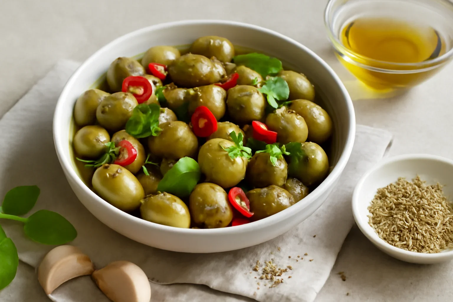 Masline marinate – metoda rapida