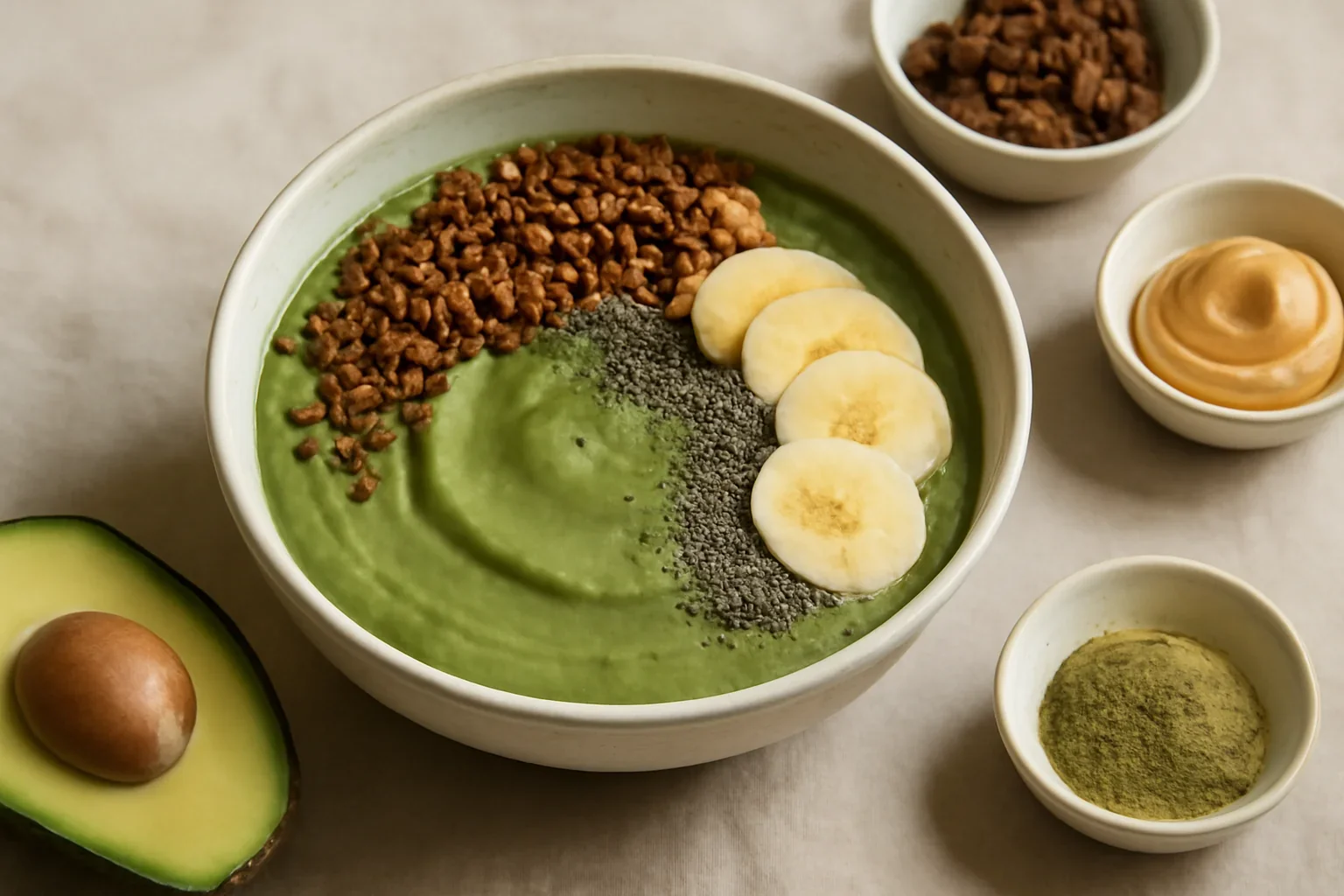 Matcha smoothie bowl