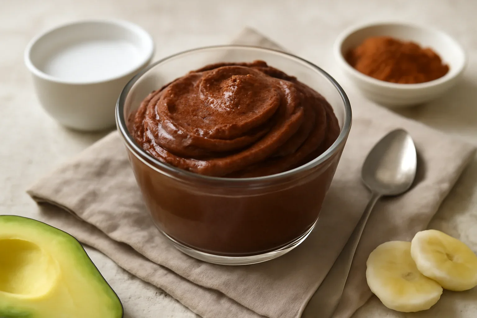 Mousse de banane și ciocolată