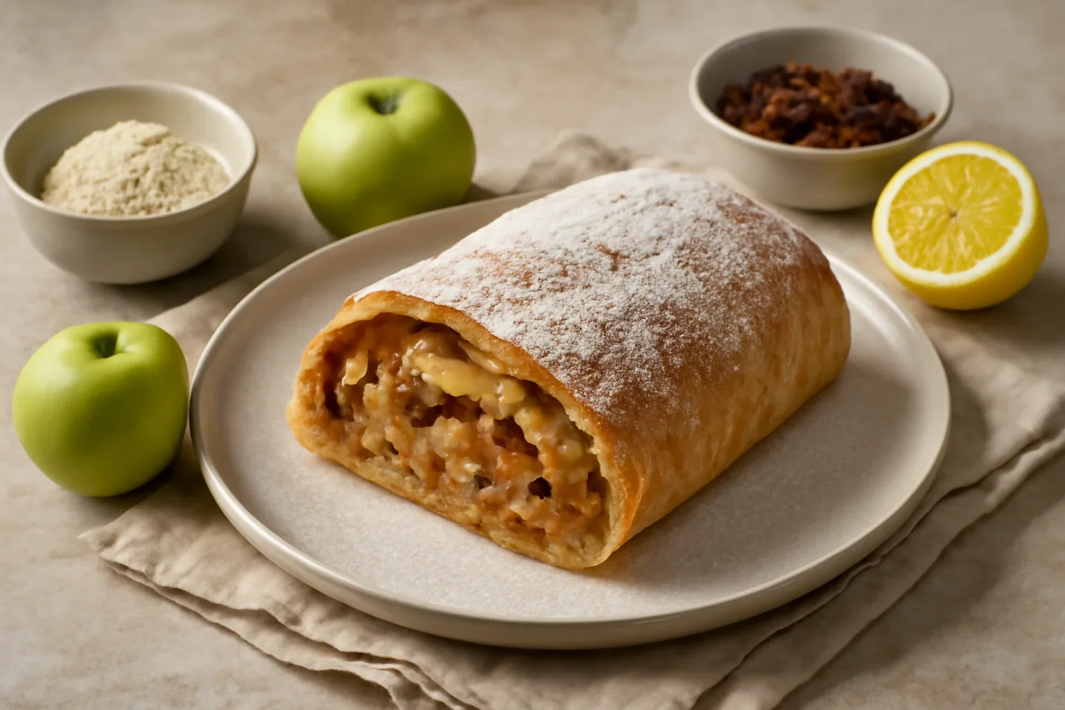Strudel cu mere