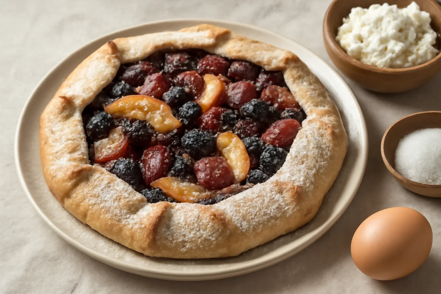 Tarte rustice cu fructe