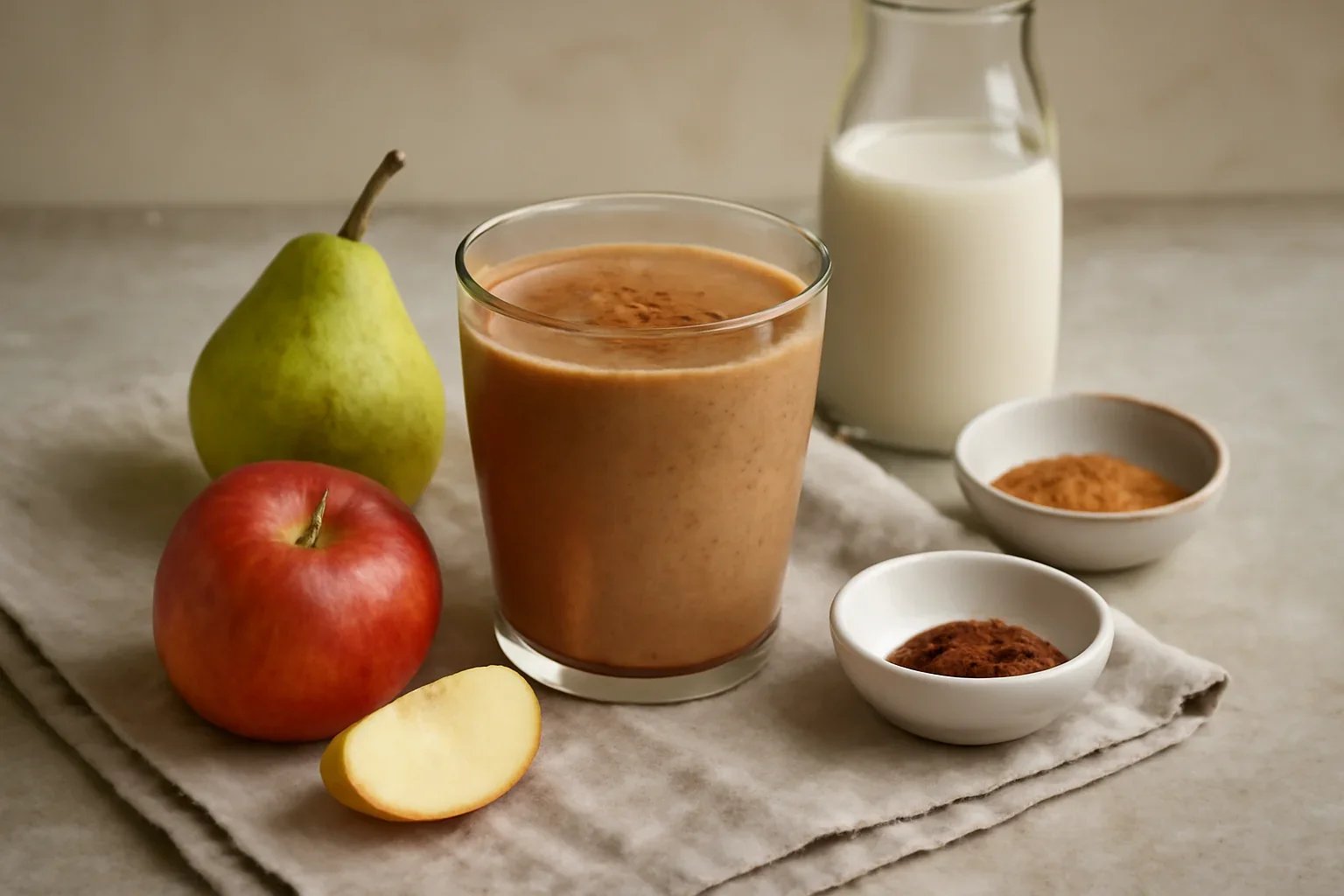 Smoothie de mere și pere
