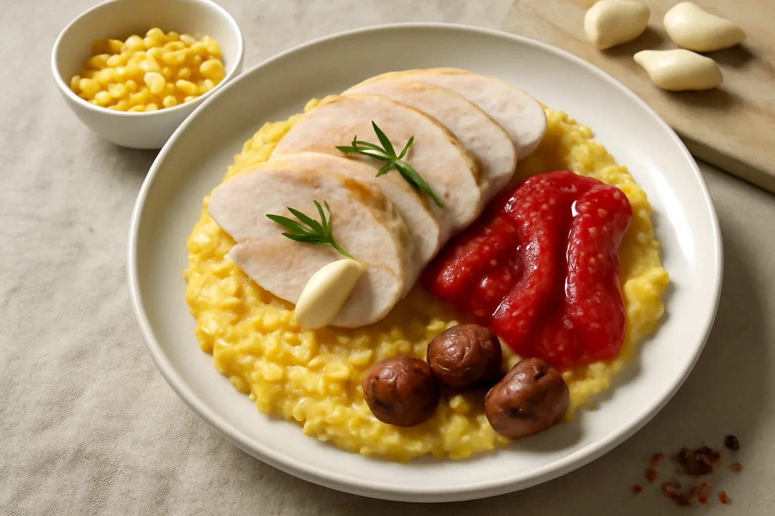 Piept de curcan sous-vide