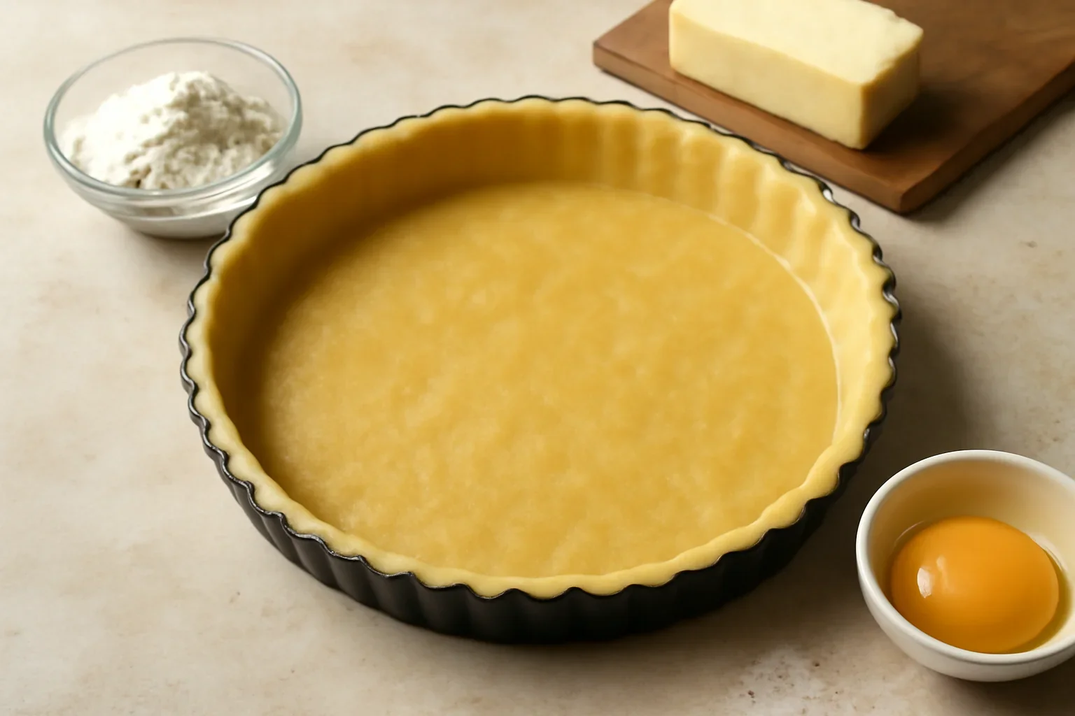 Aluat de tarta / Crusta pentru tarta