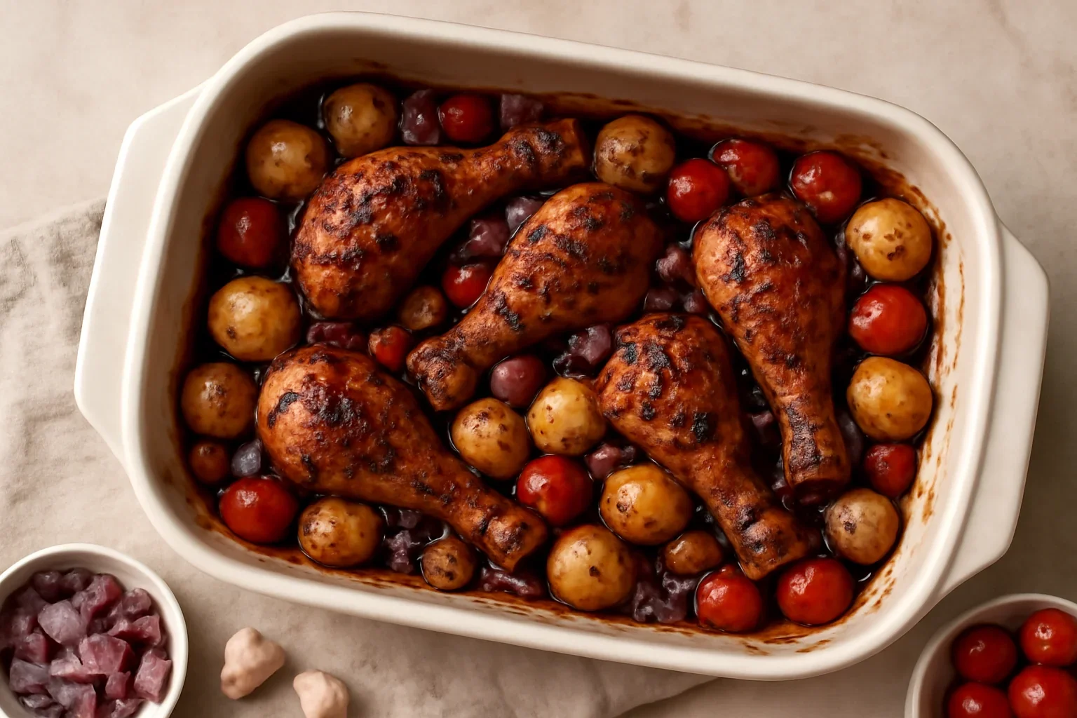 Amestec de pui cu oțet balsamic