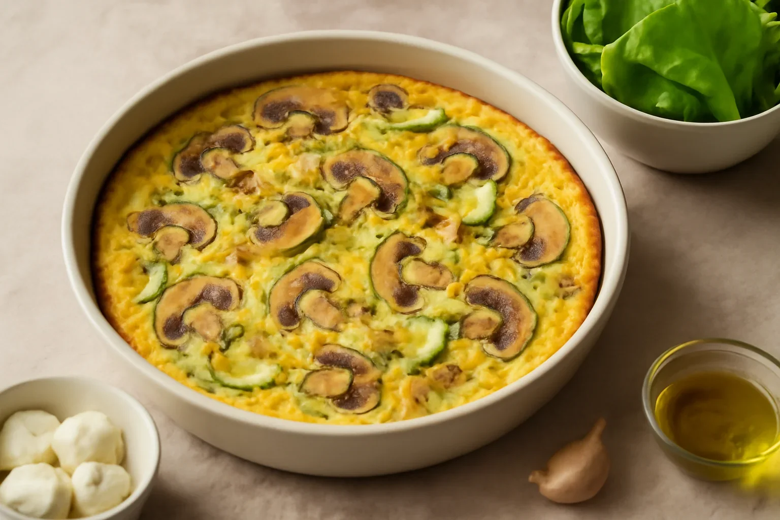 Frittata cu ciuperci
