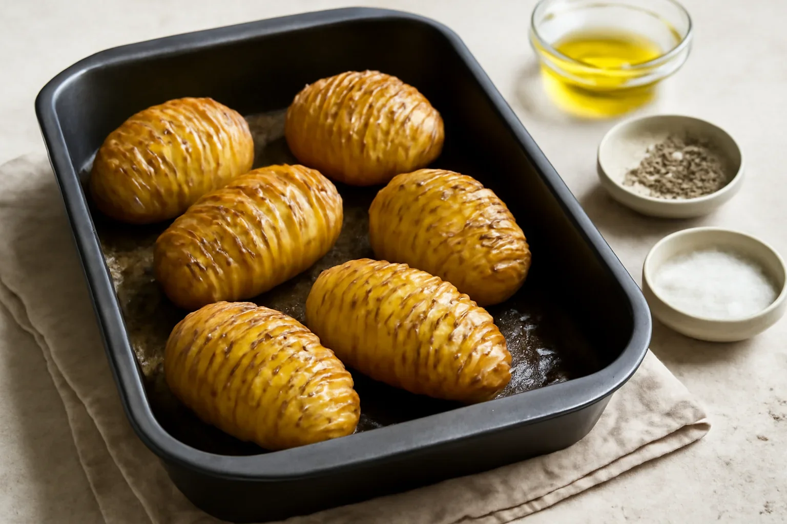 Cartofi acordeon – rețeta de cartofi Hasselback la cuptor