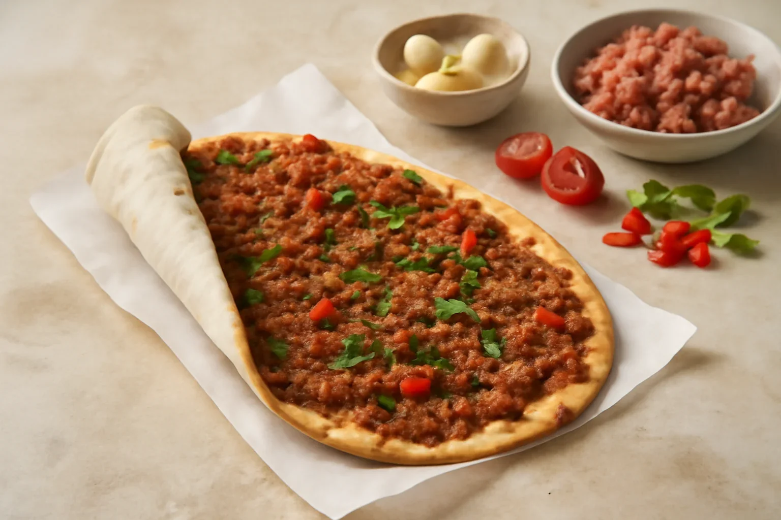 Lahmacun – gustarea perfectă la pachet