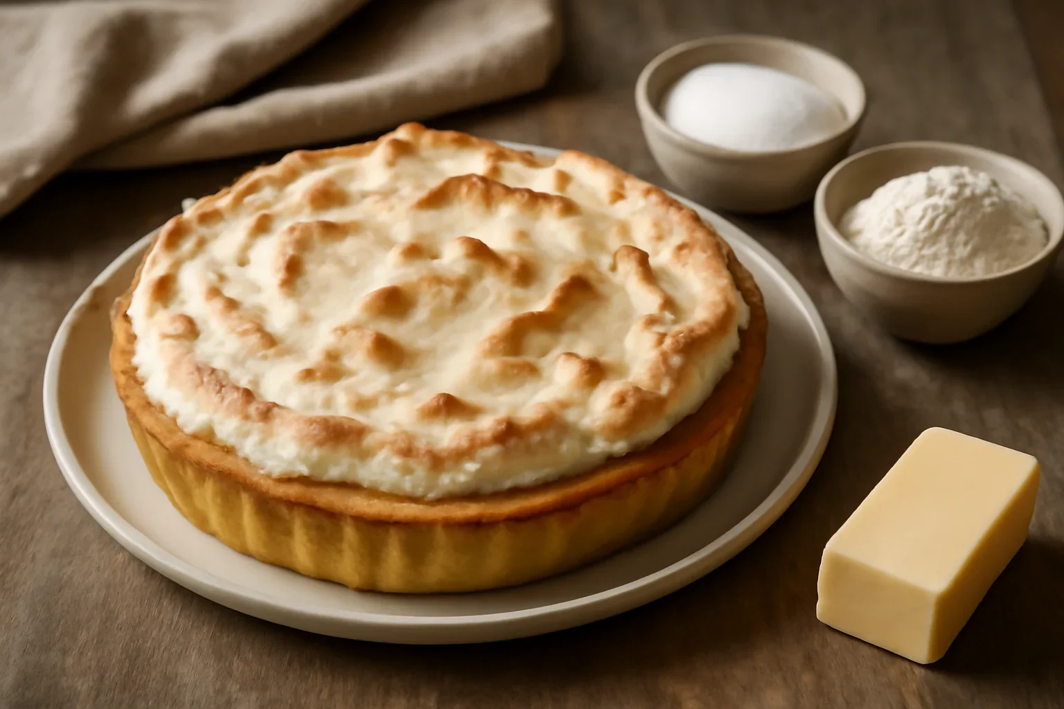 Tarta cu spuma de mere