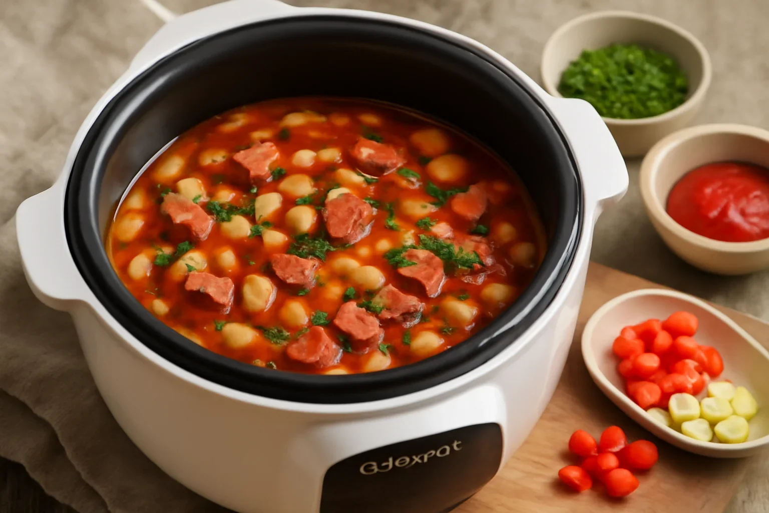 Ciorba de fasole cu afumatura la Cook4Me