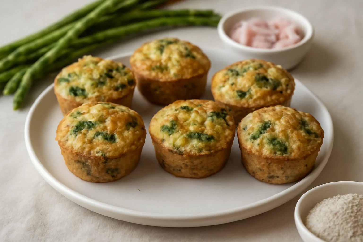 Muffins cu sparanghel