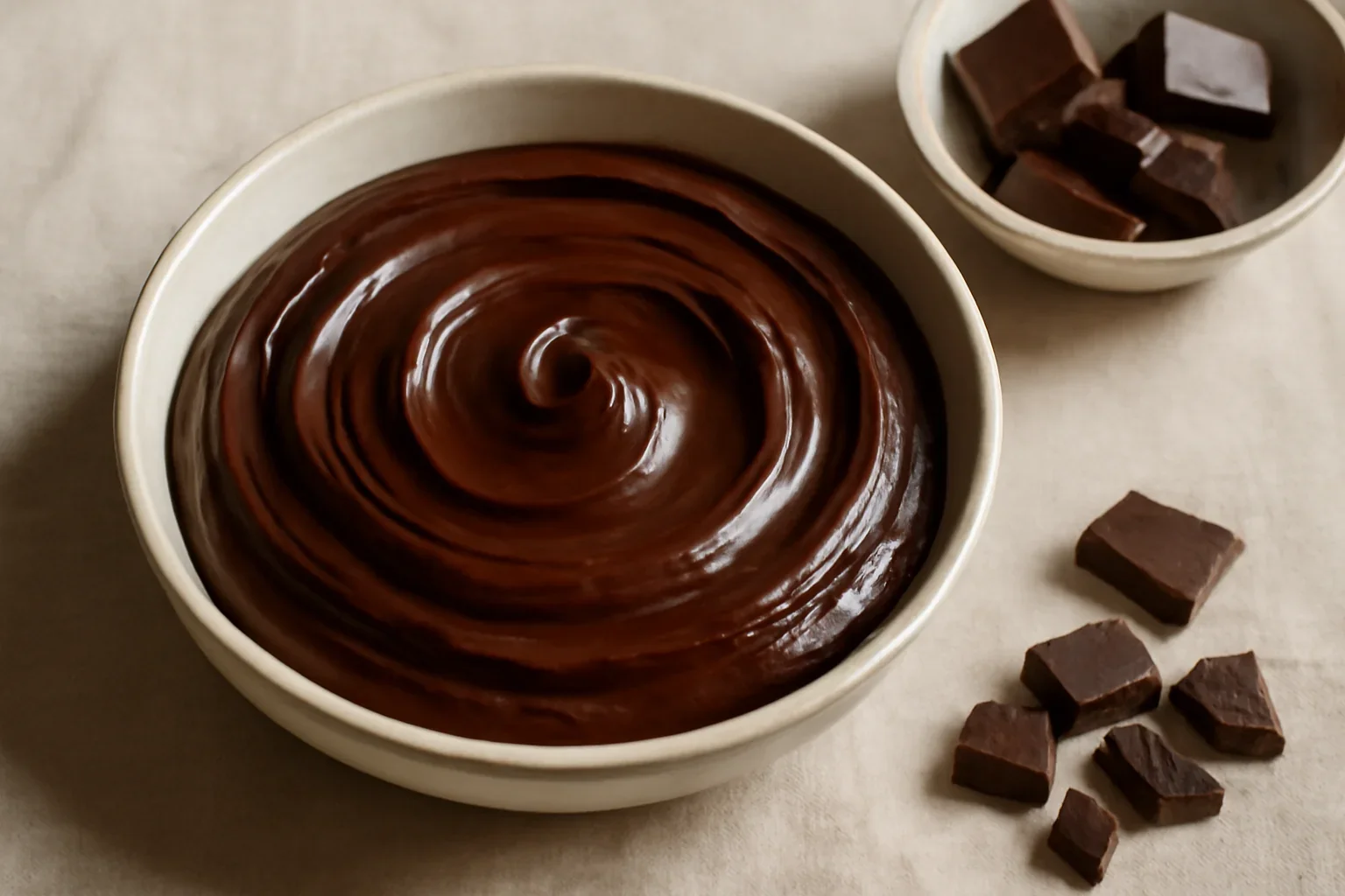 Crema ganache cu ciocolata neagra