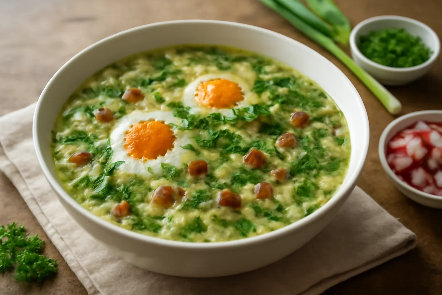 Ciorba de salata verde cu afumatura – rețeta video de zamă de șălate ca-n Ardeal și Banat