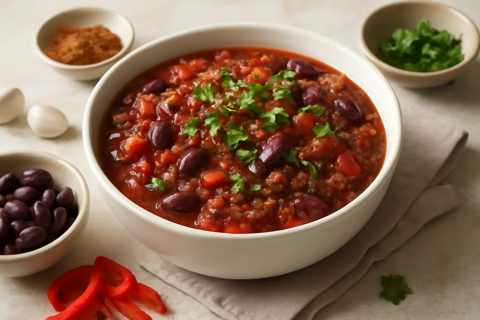 Chilli con carne din cămară