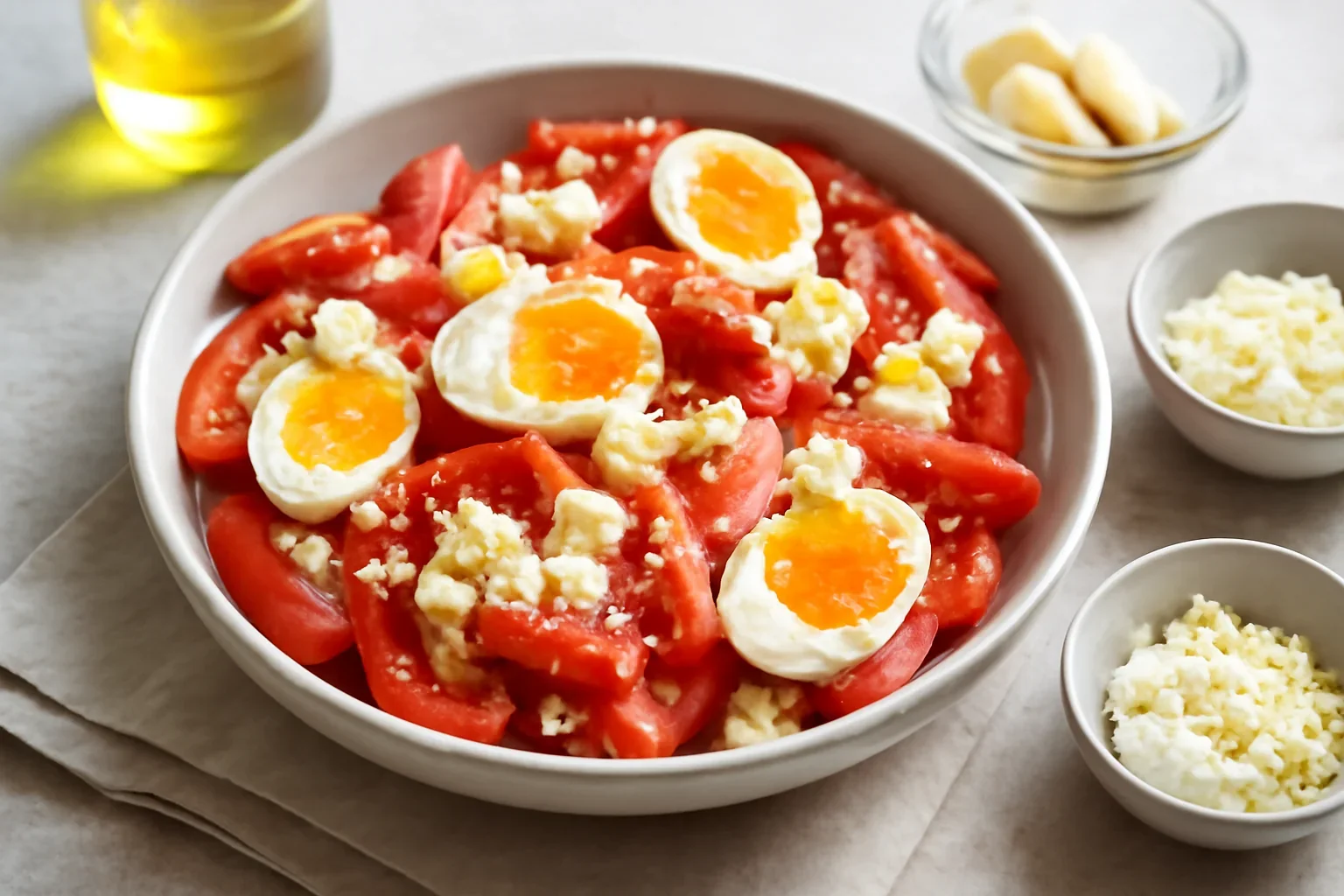 Salata cu rosii si branza Salata Argentiniana + rețeta VIDEO