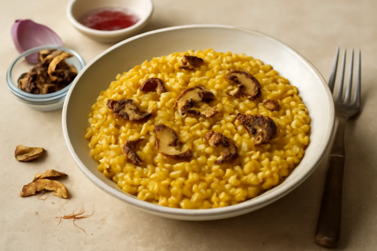 Risotto cu șofran
