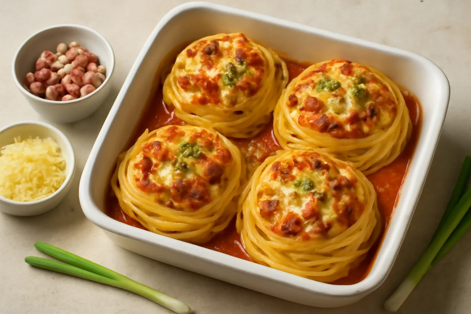Cuiburi din tagliatelle