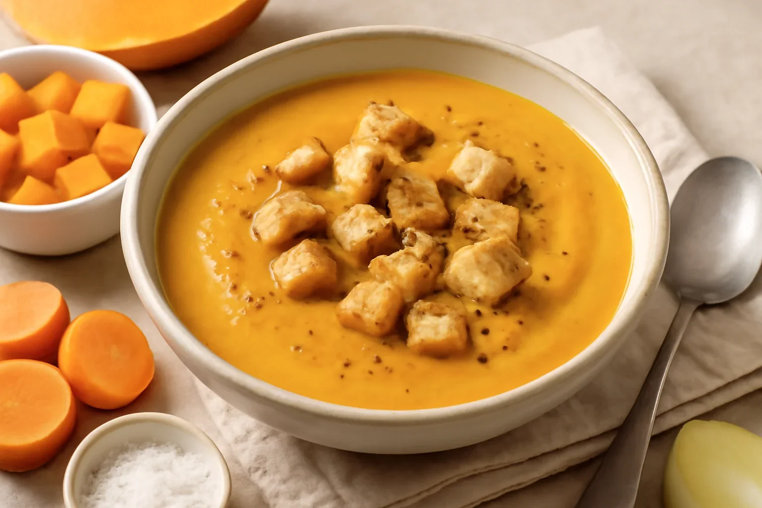 Supa crema de dovleac reteta simpla