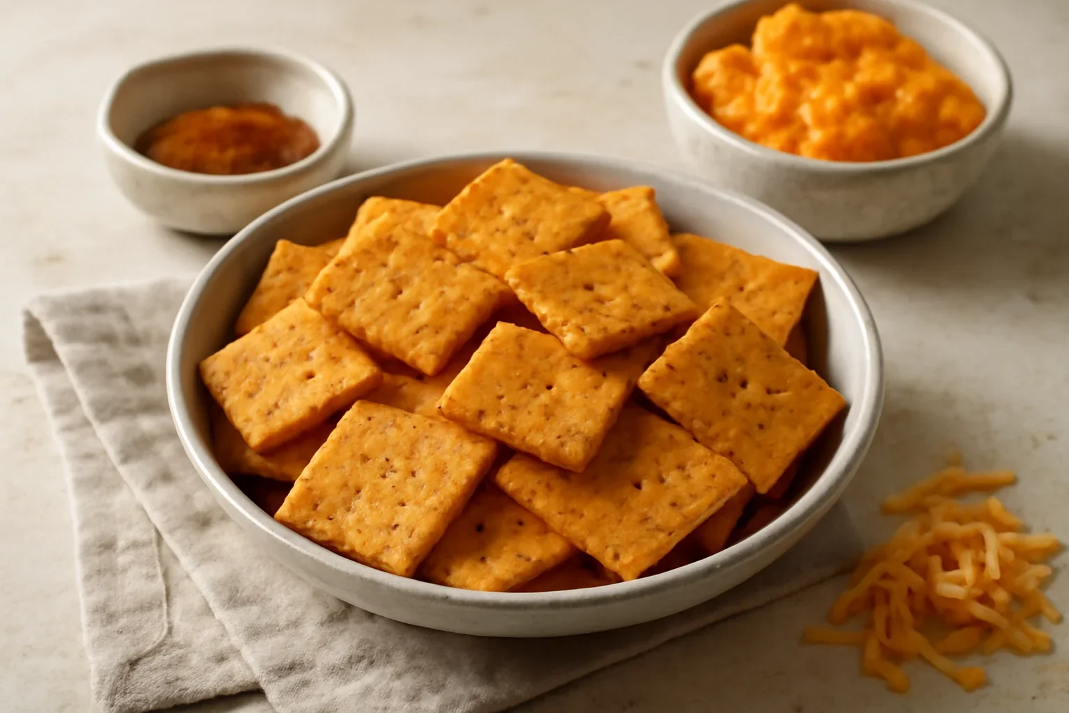 Crackers de cheddar cu batate