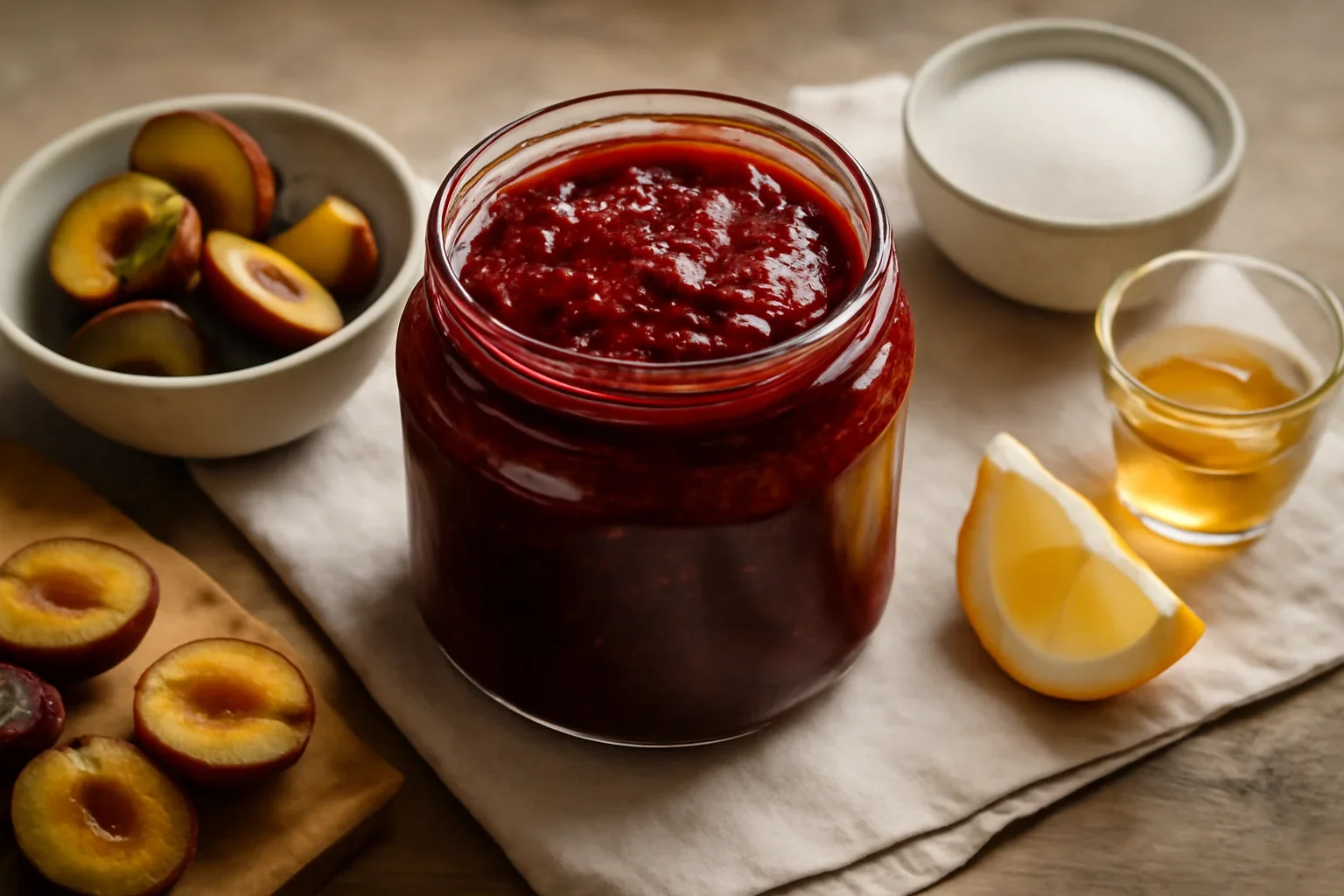 Gem de prune reteta mamei mele