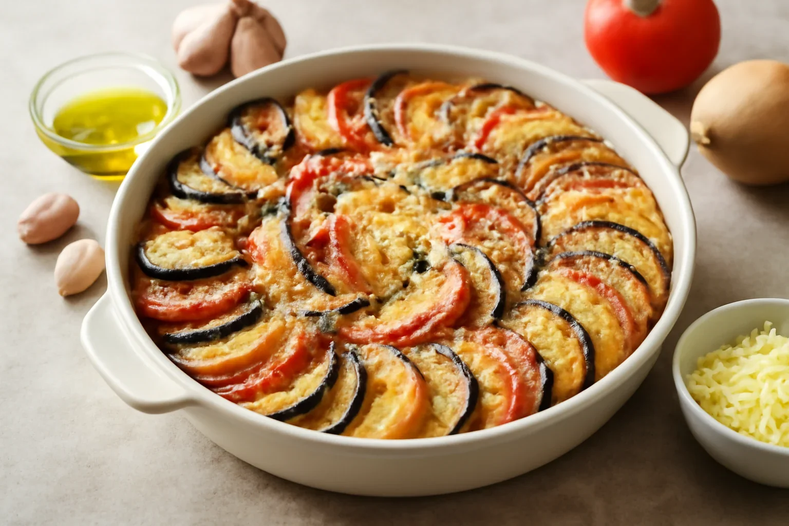 Tian franțuzesc – rețeta de legume gratinate la cuptor, cu sau fără brânză