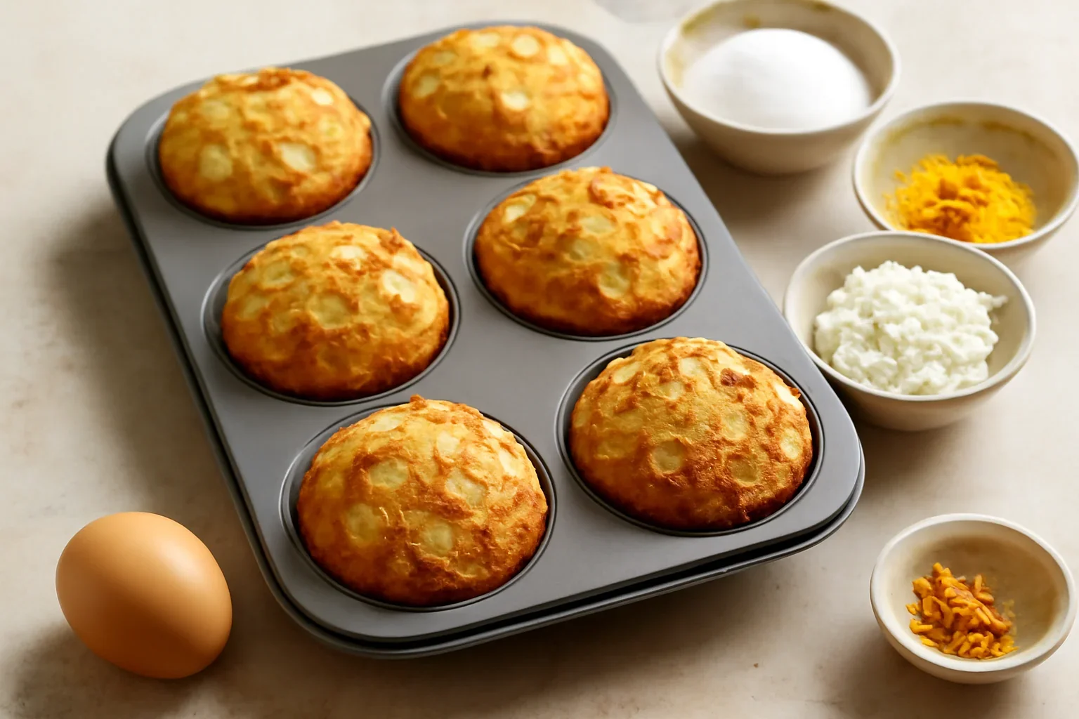 Briose cu ricotta
