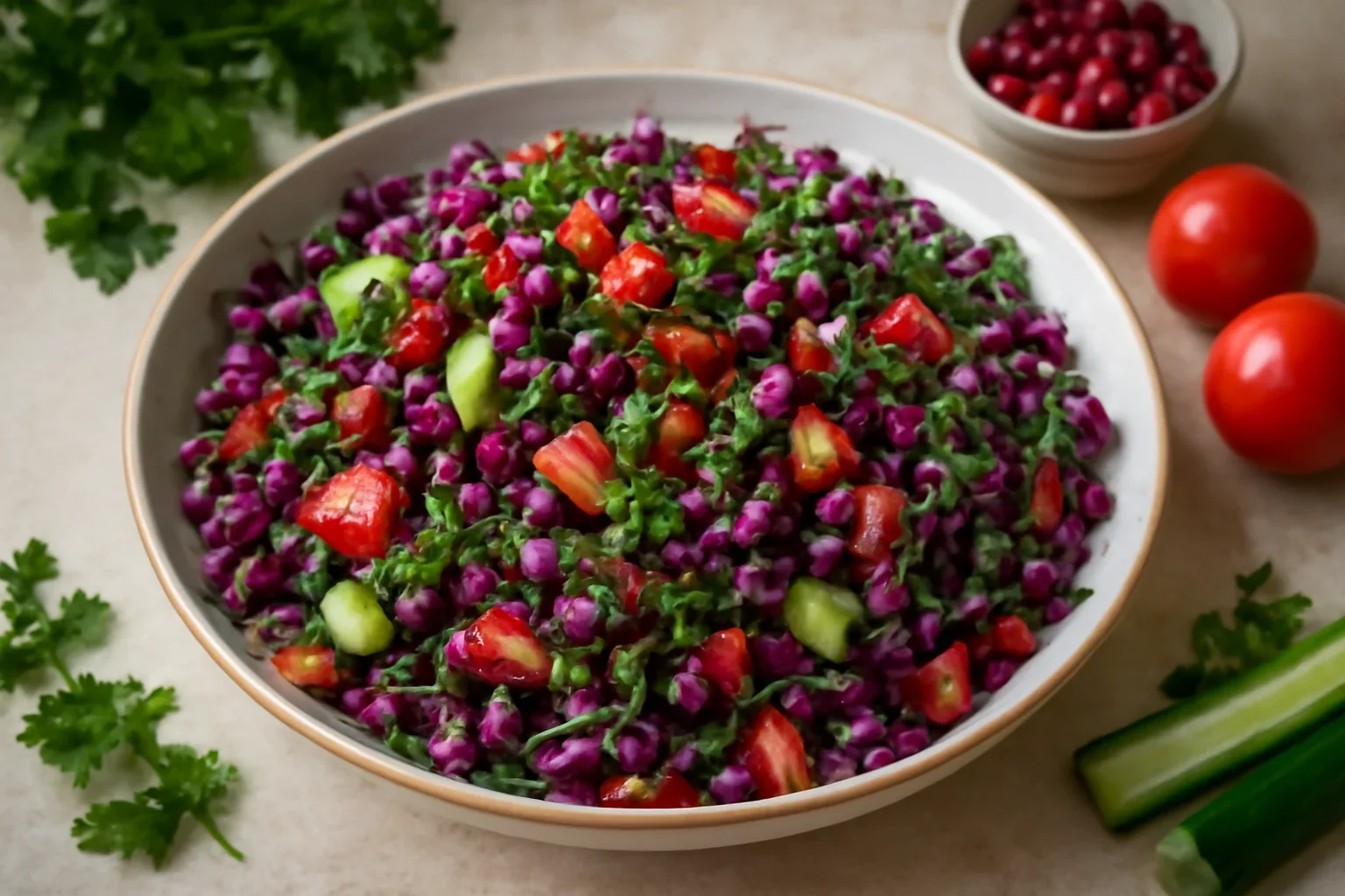 Salata de varza rosie cu rodie