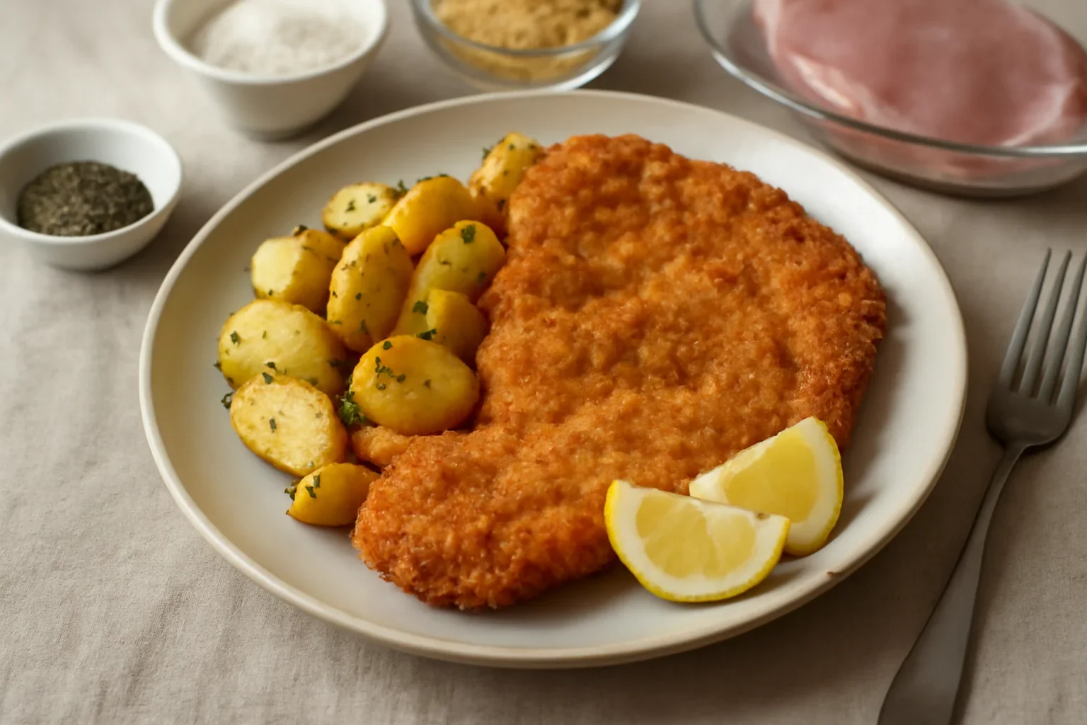 Snitel vienez reteta autentica austriaca de Wiener Schnitzel VIDEO