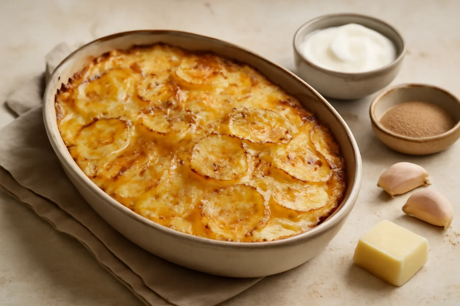 Gratin dauphinois (cartofi gratinați franțuzești)