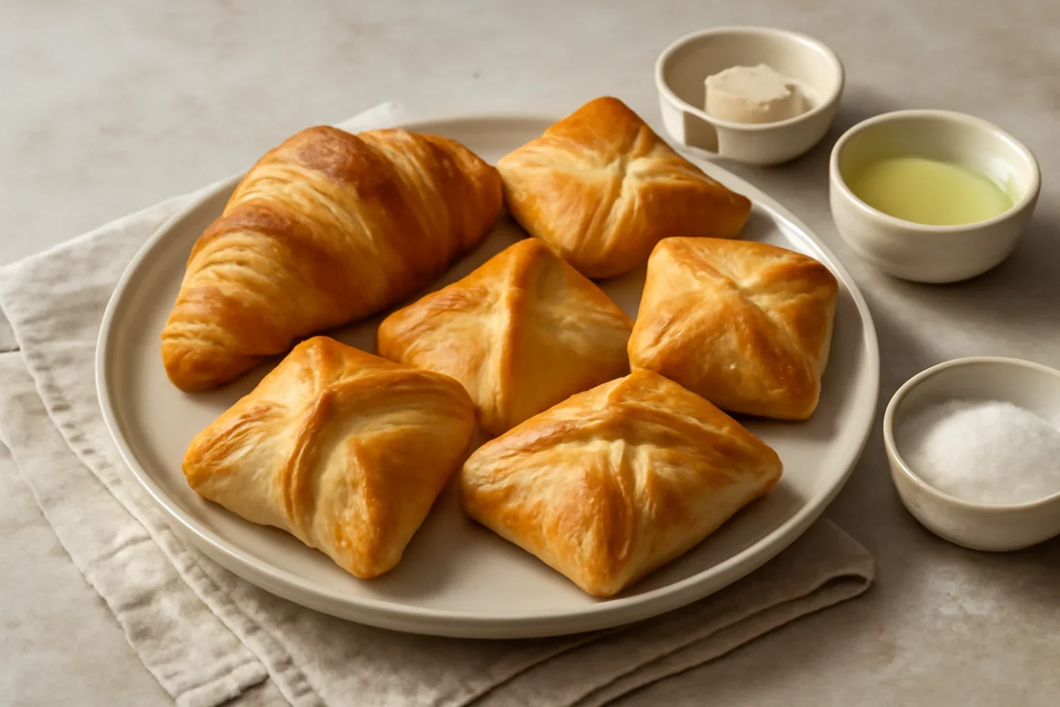 Croissante si pateuri din aluat foetat ultrarapid