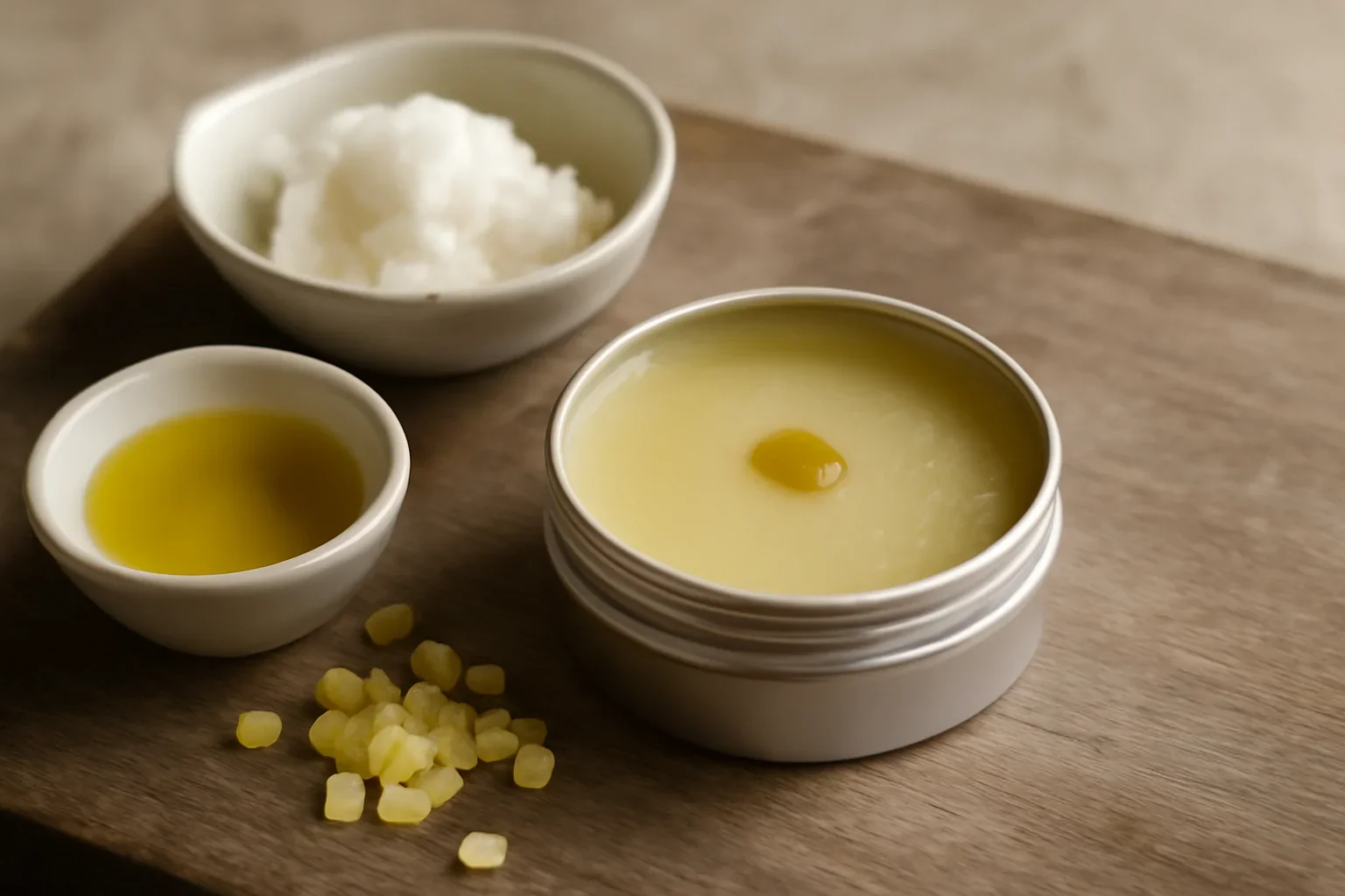 Balsam natural de buze, facut acasa