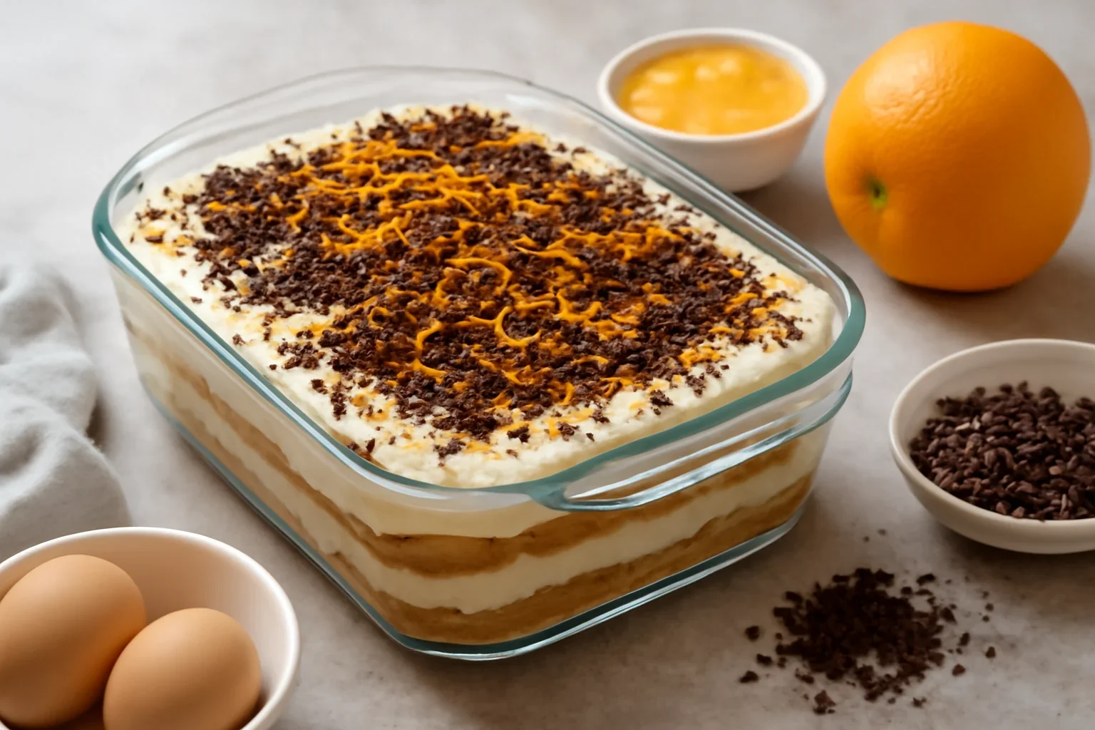 Tiramisu cu portocale – rețetă pentru un desert fără coacere, gustos și aromat