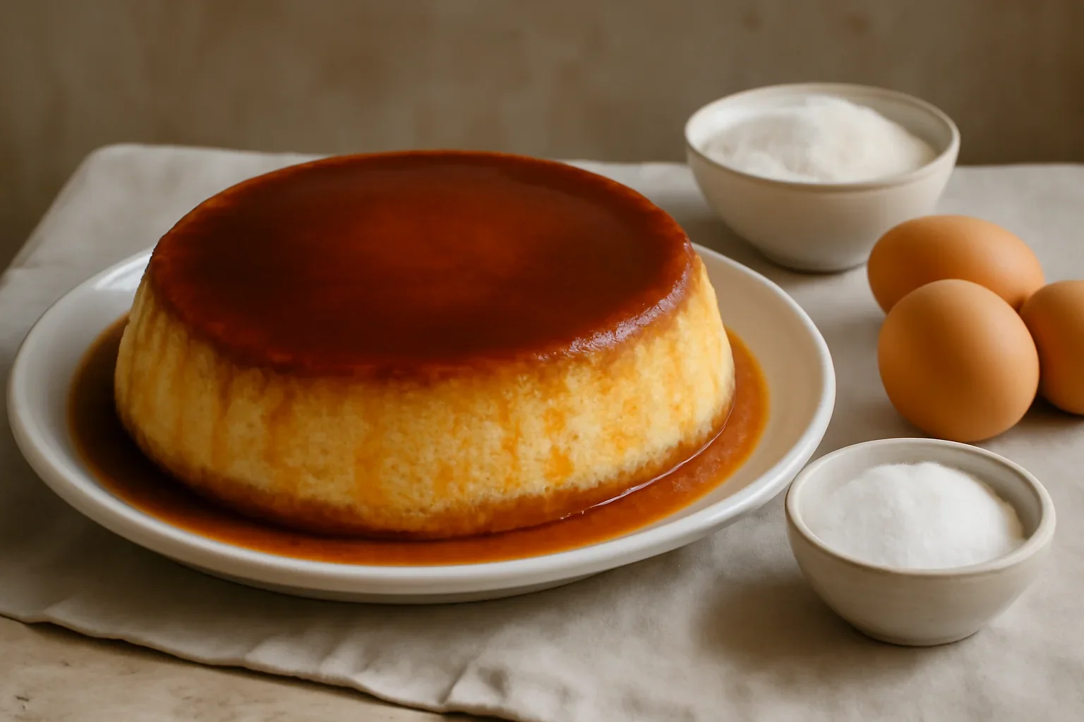 Tort de zahăr ars