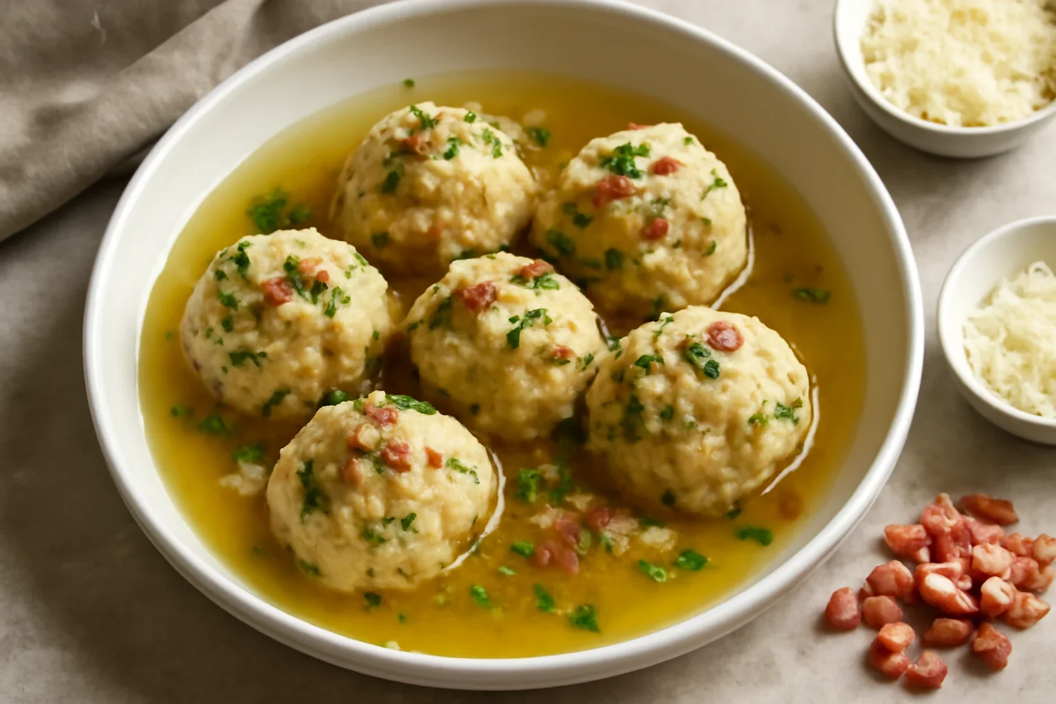 Canederli al formaggio – rețeta de găluște din pâine cu cașcaval – Käseknödel