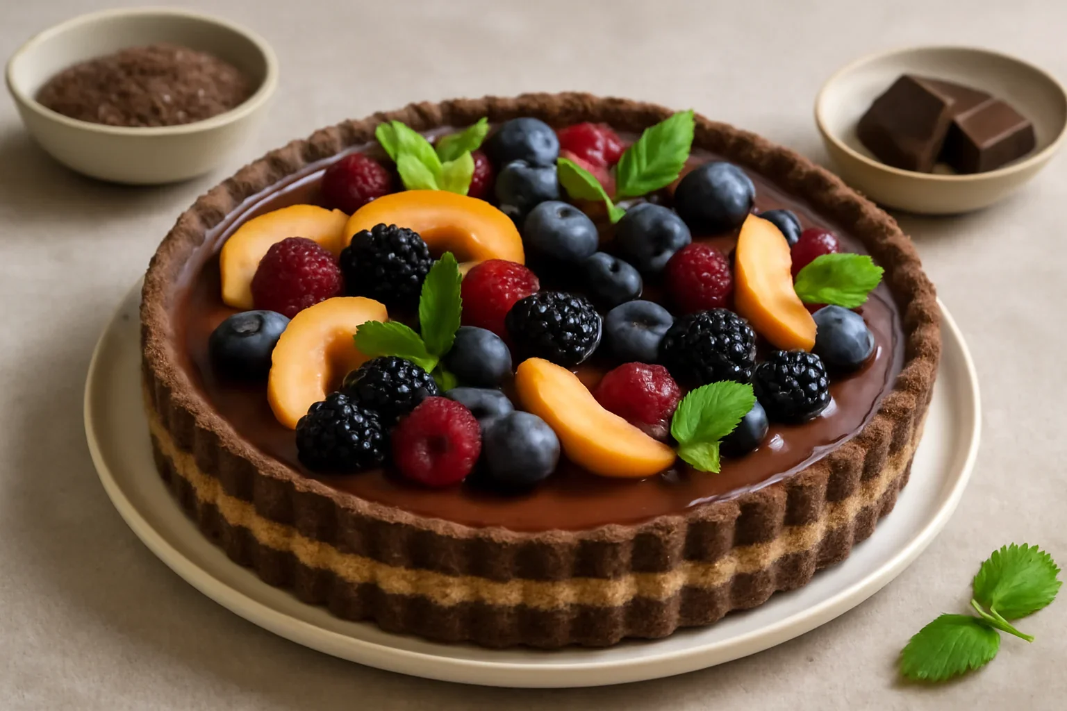 Tarta din biscuiti si ciocolata