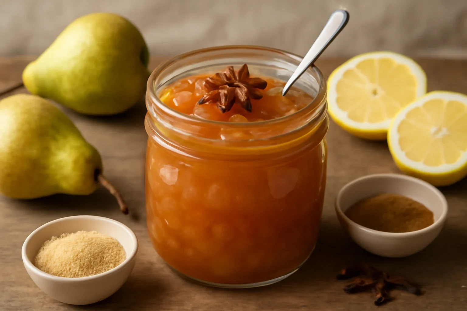 Gem de pere – rețeta de marmeladă de pere fără conservant
