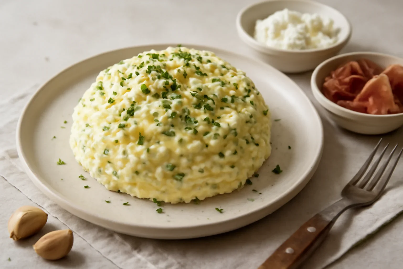 Pasta de oua cu ricotta