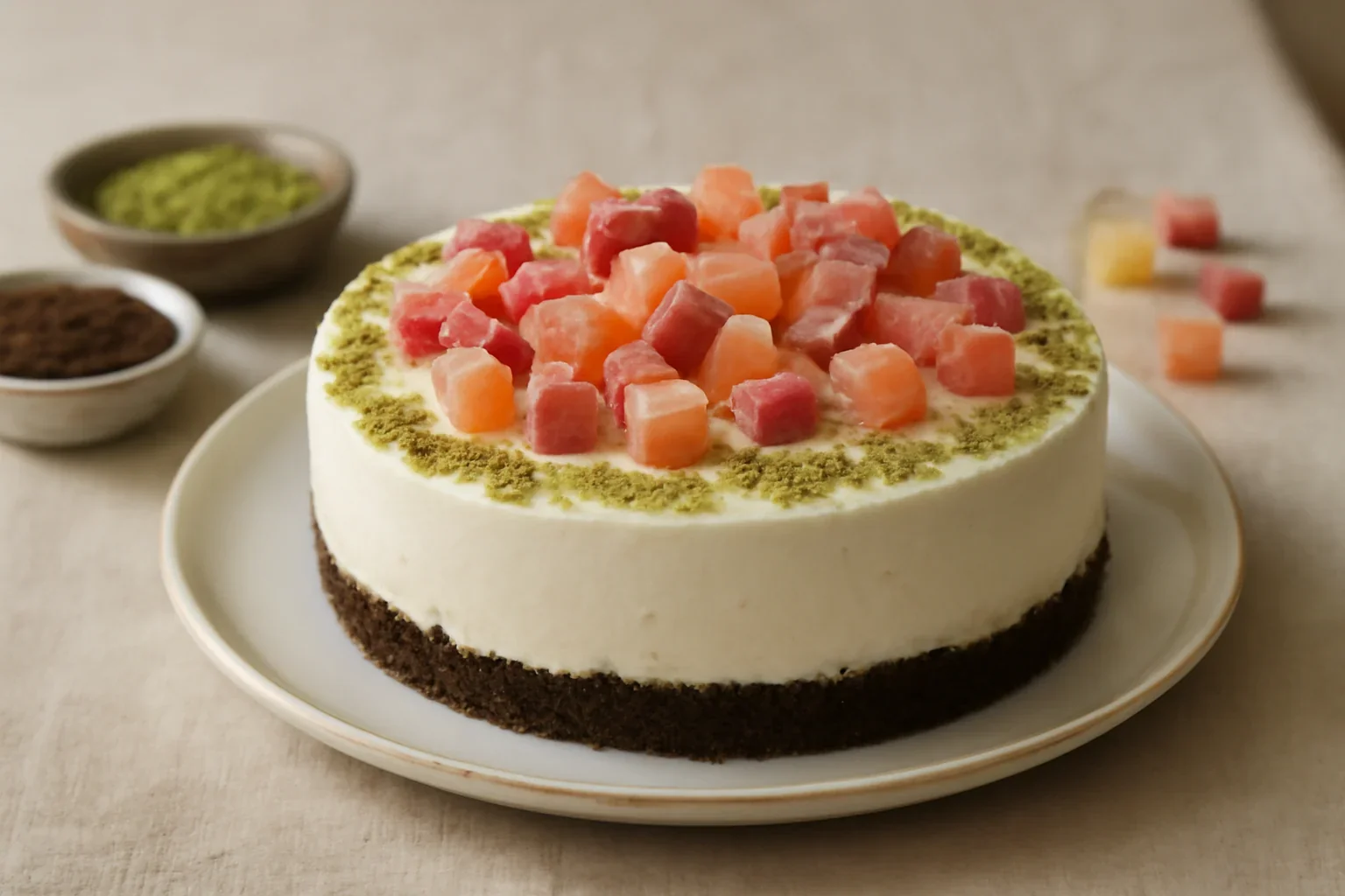 Oaspeti in bucatarie: Bianca Lontras – Turkish Delight Cheesecake