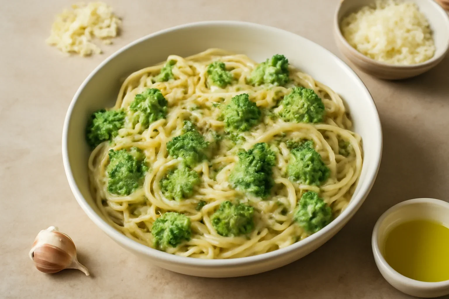 Spaghetti cu broccoli
